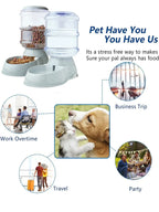 Automatic Water Dispenser Large Capacity Pet Feeder Small Dog Food Bowl Cat Feeder Drinking Bowl Pet Feeding Drinker