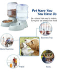 Automatic Water Dispenser Large Capacity Pet Feeder Small Dog Food Bowl Cat Feeder Drinking Bowl Pet Feeding Drinker