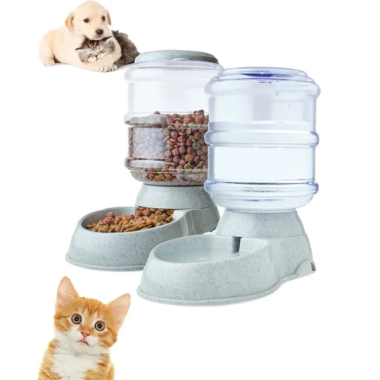 Automatic Water Dispenser Large Capacity Pet Feeder Small Dog Food Bowl Cat Feeder Drinking Bowl Pet Feeding Drinker