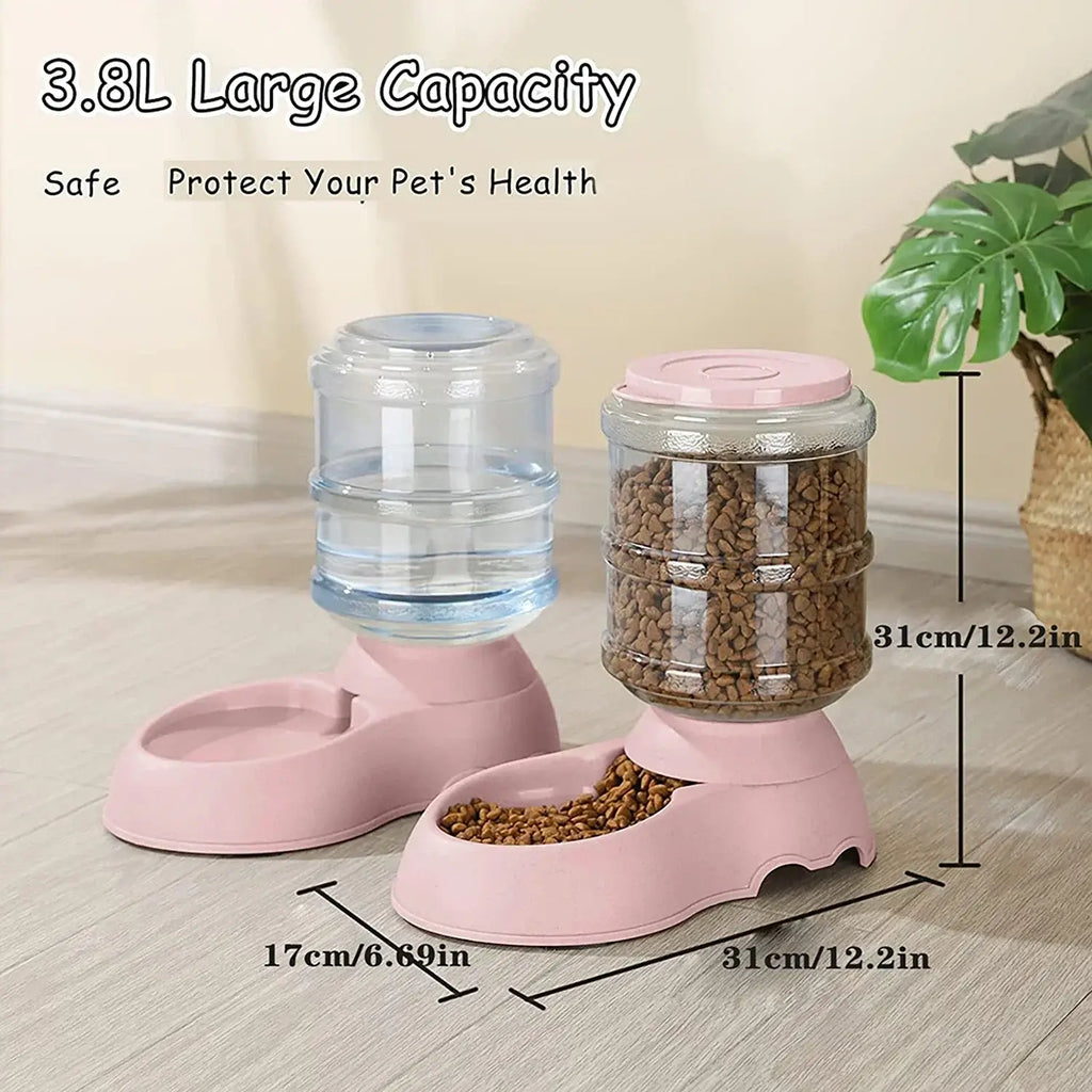 Automatic Water Dispenser Large Capacity Pet Feeder Small Dog Food Bowl Cat Feeder Drinking Bowl Pet Feeding Drinker