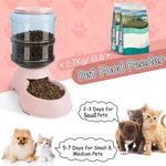 Automatic Water Dispenser Large Capacity Pet Feeder Small Dog Food Bowl Cat Feeder Drinking Bowl Pet Feeding Drinker