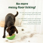 Avocado Training Pet Automatic Feeder Non-Spill Treat Dispensing Wobble Toys for Dogs cats slow feeder bowl - green