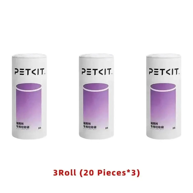 Bac à litière automatique pour animaux - 3 rolls Bags