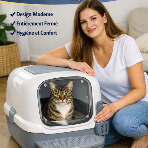 Bac à litière pour chat de haute qualité