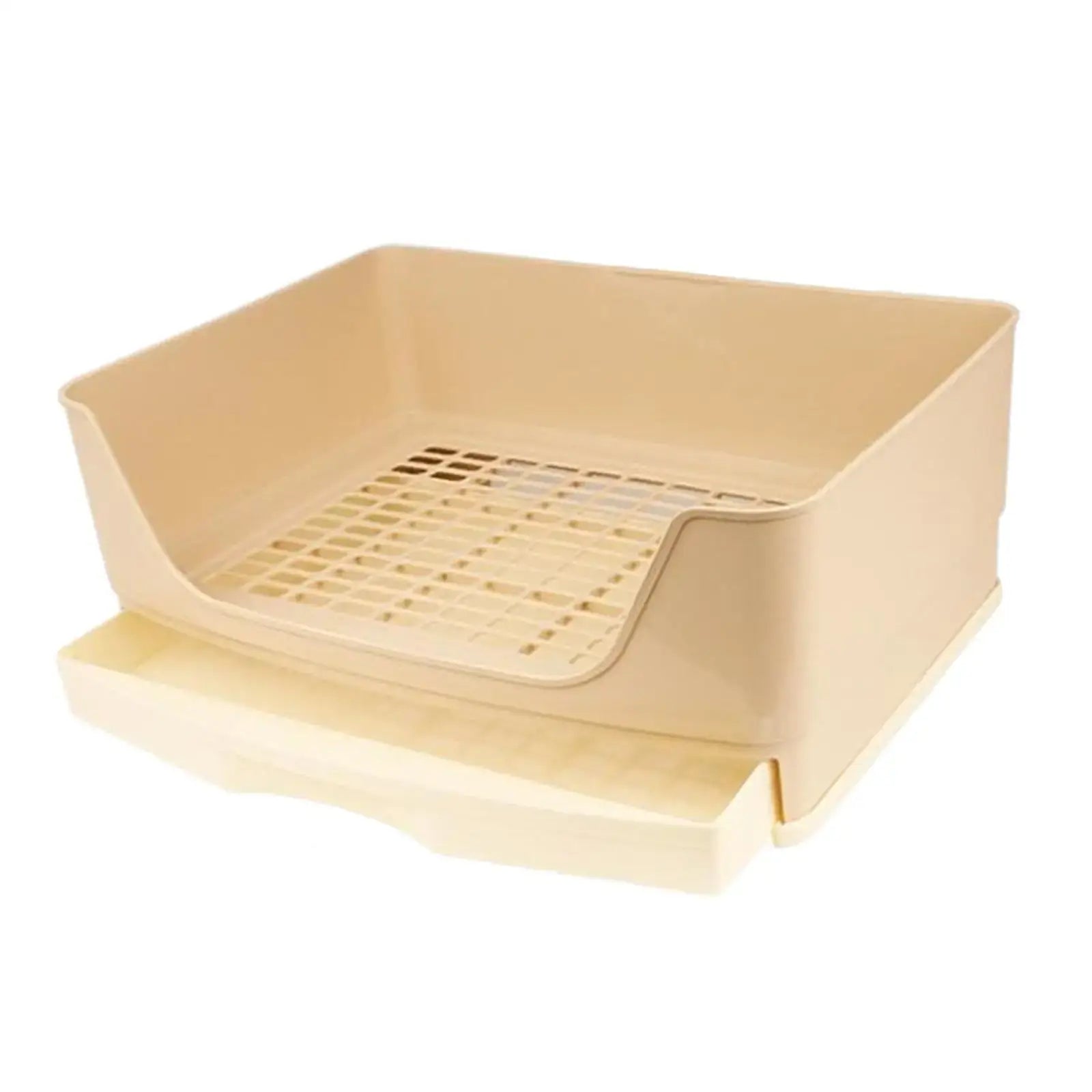 Bac à litière pour lapin - Beige