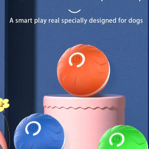 Balle intelligente à rebond automatique pour animaux