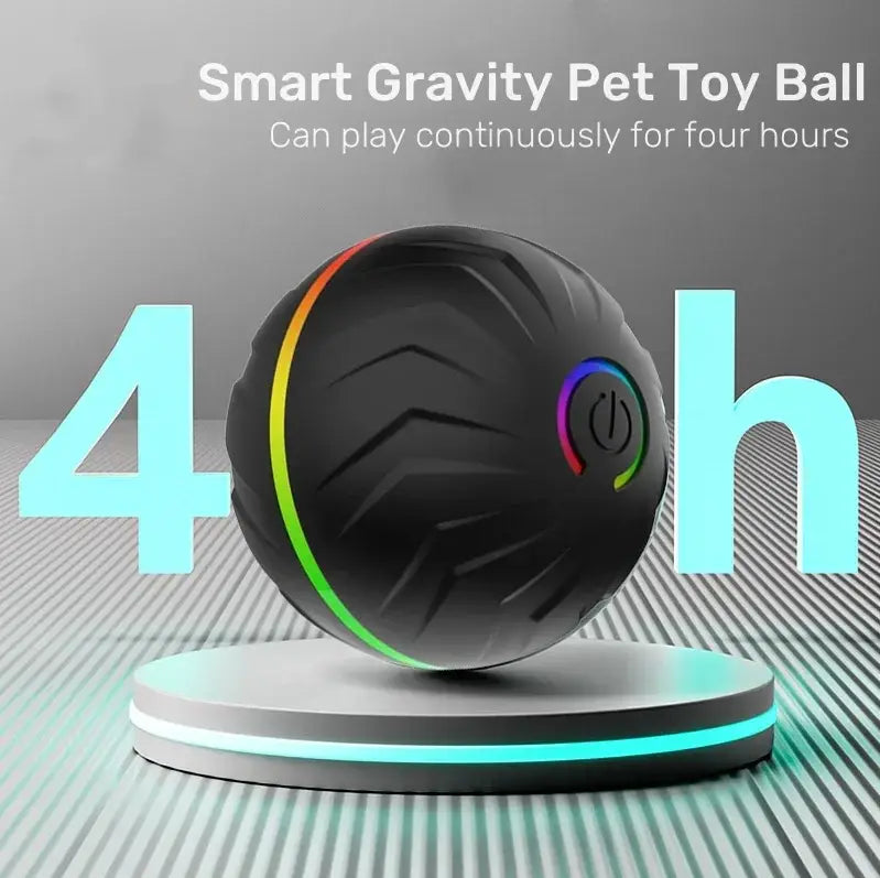Balle intelligente à rebond automatique pour animaux