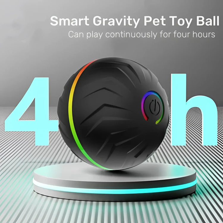 Balle intelligente à rebond automatique pour animaux