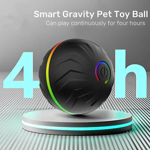 Balle intelligente à rebond automatique pour animaux