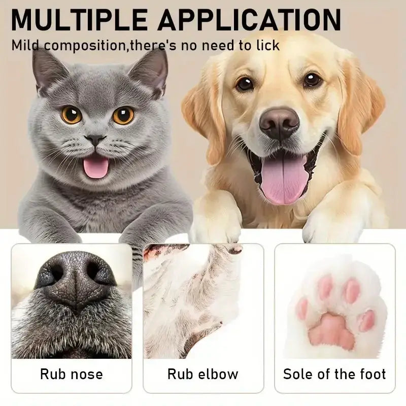 Baume pour les pattes des animaux