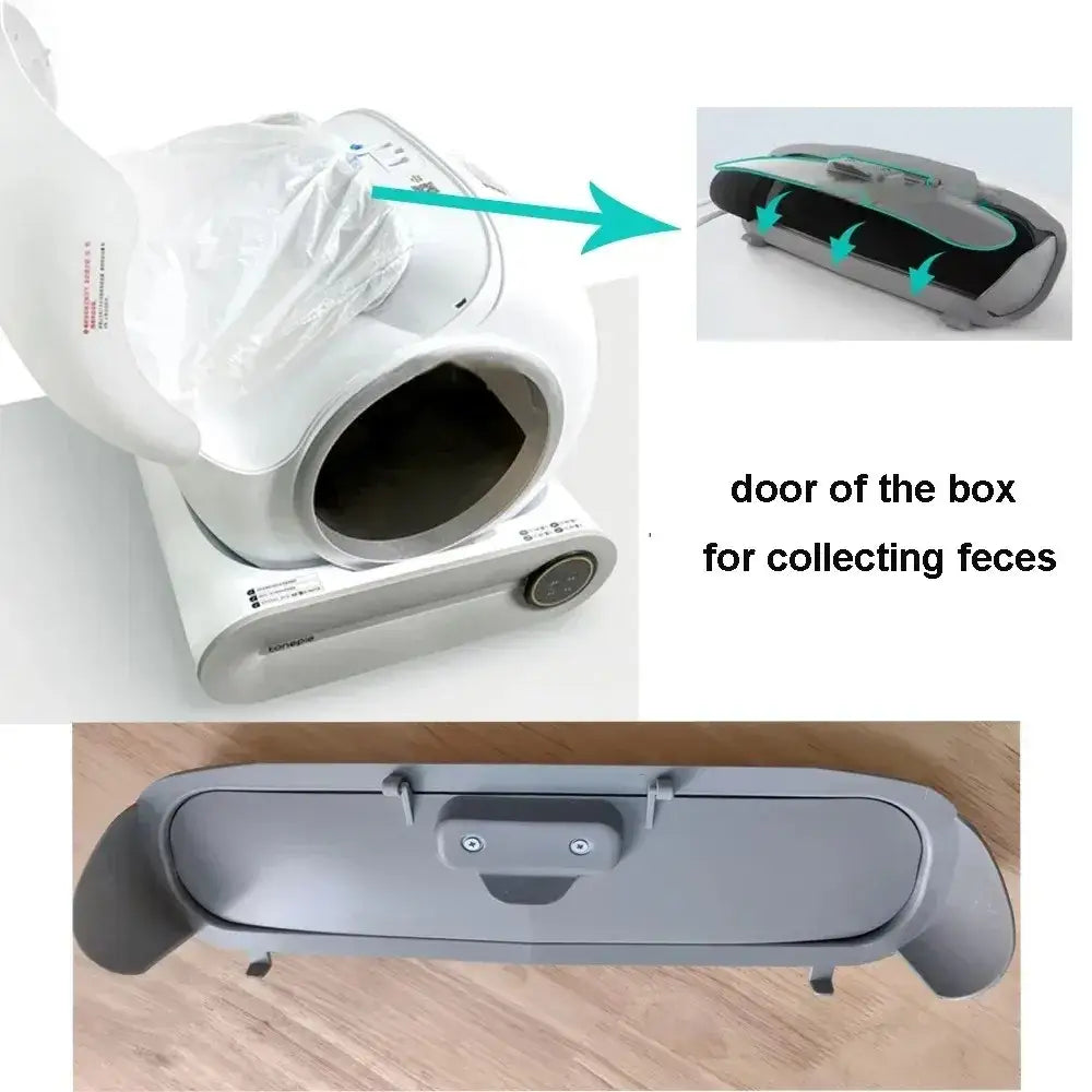 Boîte d’accessoires pour litière automatique pour chat - Bin door