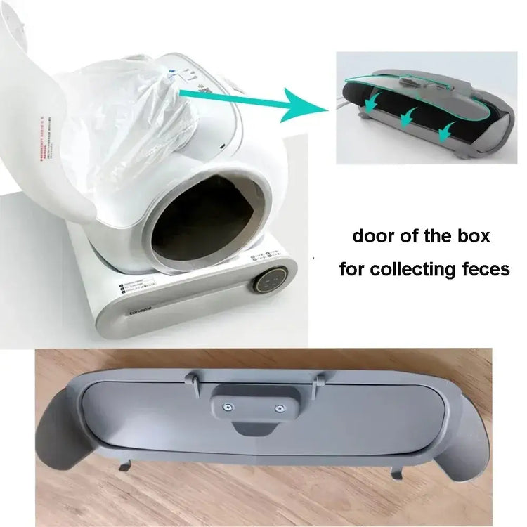 Boîte d’accessoires pour litière automatique pour chat - Bin door