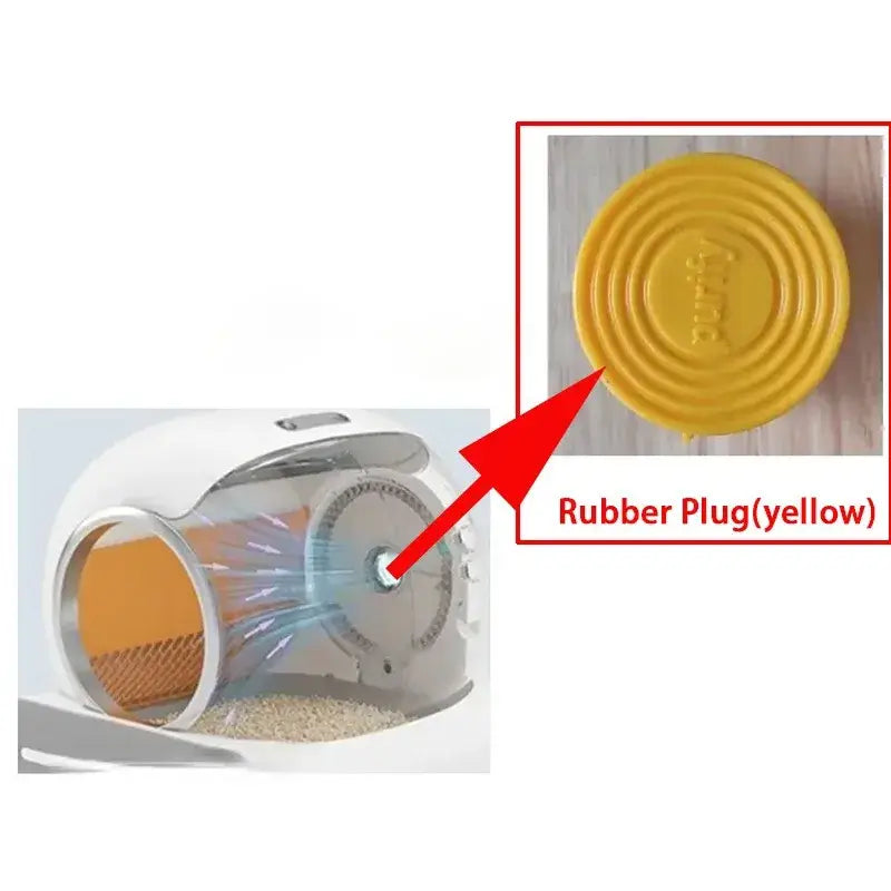Boîte d’accessoires pour litière automatique pour chat - Rubber plug