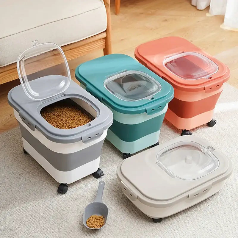Boîte de rangement aliments animaux 13/33LB
