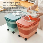 Boîte de rangement aliments animaux 13/33LB