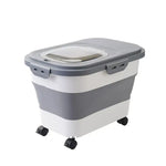 Boîte de rangement aliments animaux 13/33LB - W Capacity 33 lb