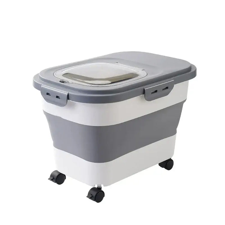 Boîte de rangement aliments animaux 13/33LB - W Capacity 33 lb