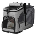 Breathable Pet Cat Carrier - Grey