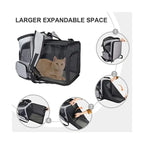 Breathable Pet Cat Carrier - Grey