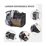 Breathable Pet Cat Carrier - Grey