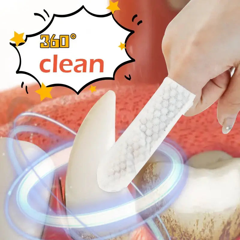 Brosse à dents chien doigt – Nettoyage dentaire PawFrance