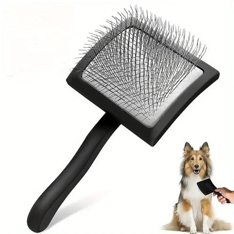 Brosse à picots longs pour chien - Black