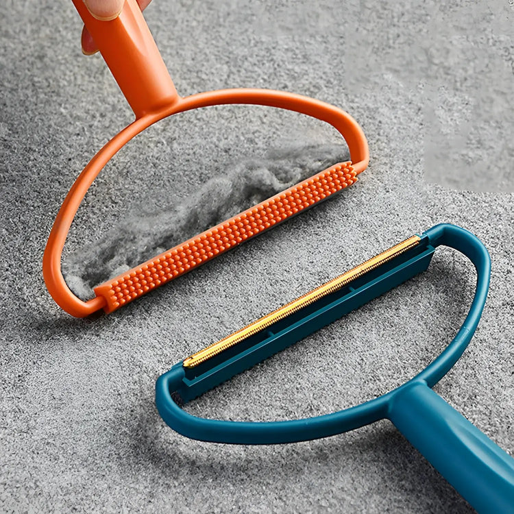 Pet Hair Remover Brush Portable Silicone Double Side Pet Hair Brush Sweater Cleaner Wool Coat Grooming Brush Tool Pet