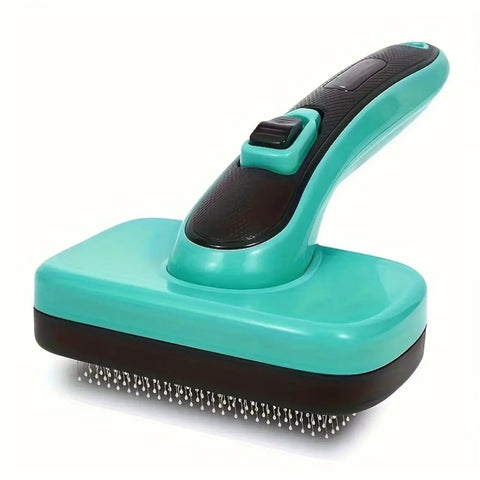 Brosse autonettoyante pour animaux de compagnie - Green