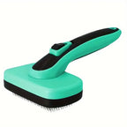 Brosse autonettoyante pour animaux de compagnie - Green