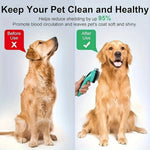 Brosse autonettoyante pour animaux de compagnie - Green