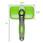 Brosse autonettoyante pour poils d’animaux