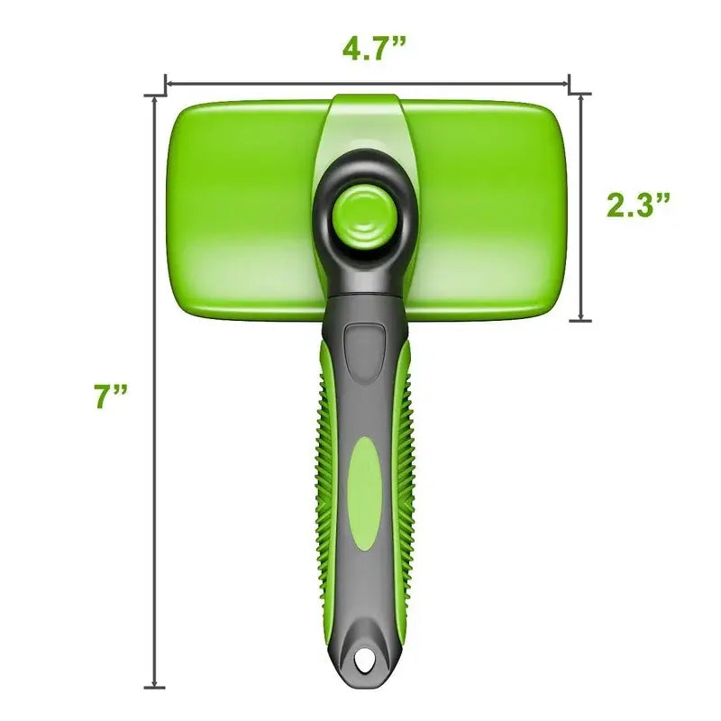 Brosse autonettoyante pour poils d’animaux