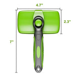 Brosse autonettoyante pour poils d’animaux