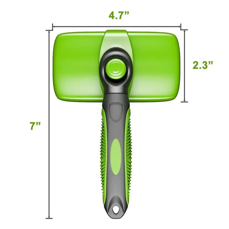 Brosse autonettoyante pour poils d’animaux