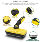 Brosse autonettoyante pour poils d’animaux