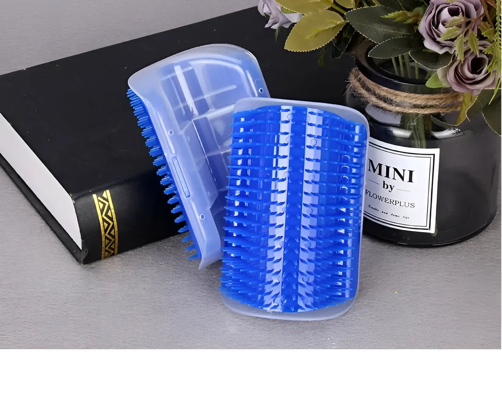 Massage Pet Cat Brush Corner Scrape Hair Removal Beauty Clean Corner Brush Removable Scratcher Comb for Kitten Cat