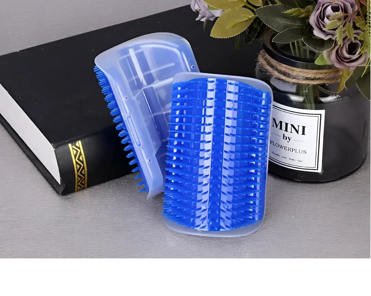Massage Pet Cat Brush Corner Scrape Hair Removal Beauty Clean Corner Brush Removable Scratcher Comb for Kitten Cat