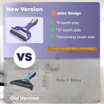 Brosse de toilettage 3 en 1 - PURPLE