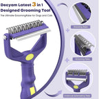 Brosse de toilettage 3 en 1 - PURPLE