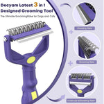 Brosse de toilettage 3 en 1 - PURPLE
