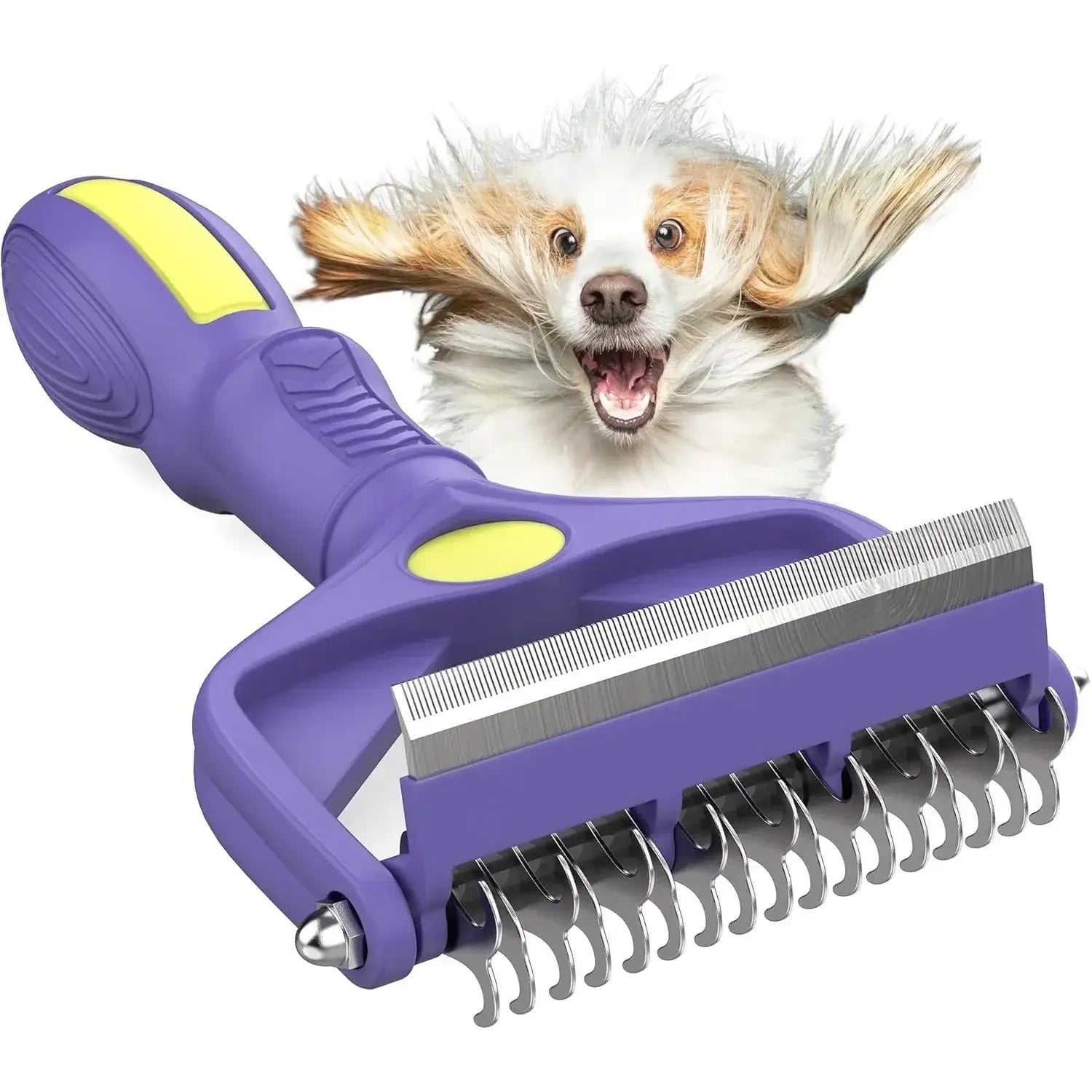Brosse de toilettage 3 en 1 - PURPLE