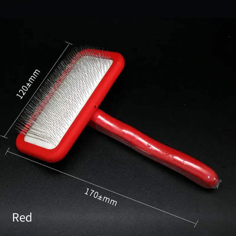 Brosse de toilettage pour chien/chat - Red
