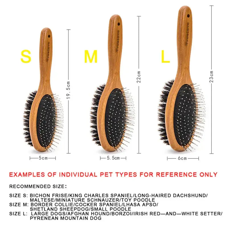 Brosse double face pour animaux