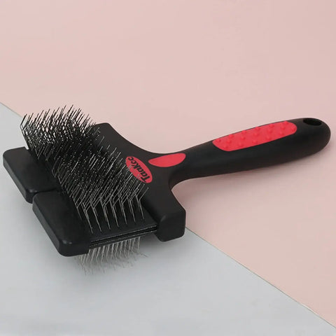 Brosse double face pour animaux - Black / Pet brush