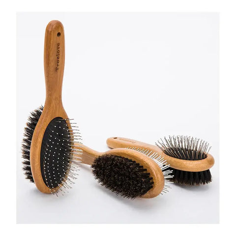 Brosse double face pour animaux