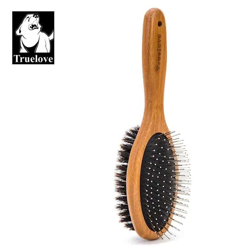 Brosse double face pour animaux - Original bamboo / S / Russian Federation
