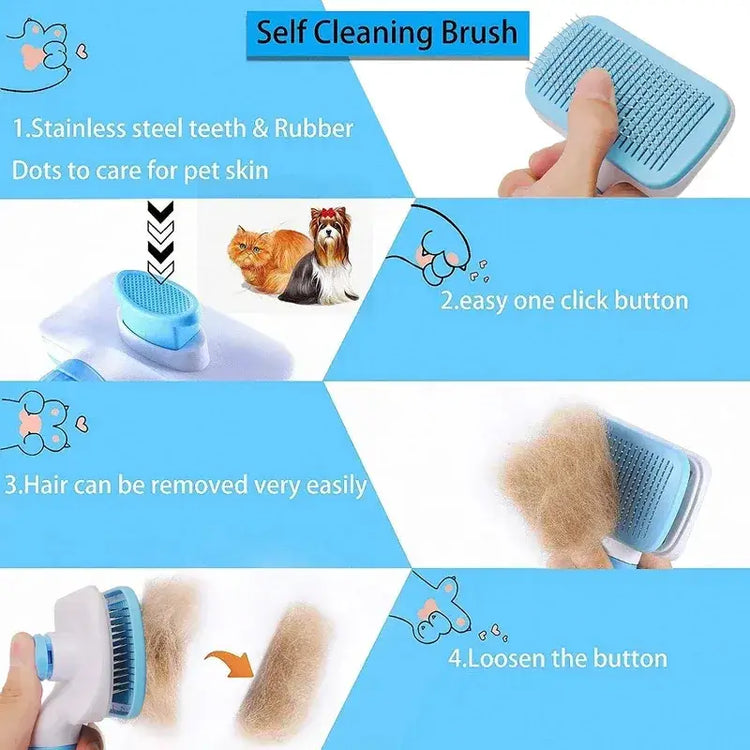 Brosse pour enlever les poils de chien