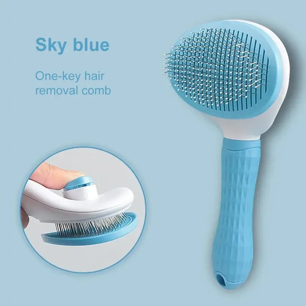 Brosse pour enlever les poils de chien - Blue / XSold