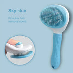 Brosse pour enlever les poils de chien - Blue / XSold