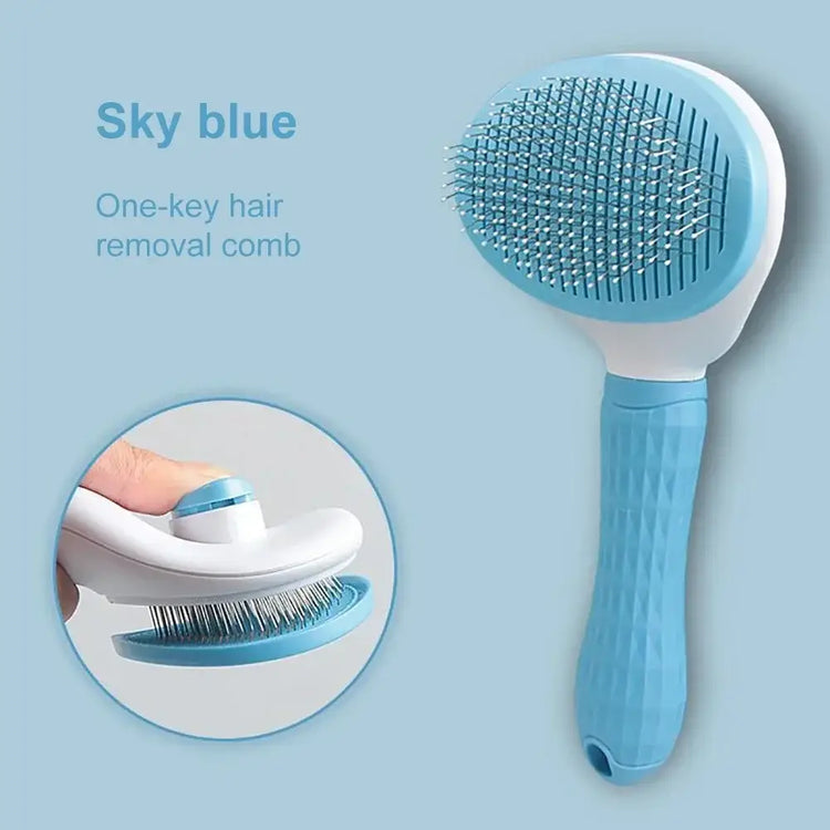 Brosse pour enlever les poils de chien - Blue / XSold